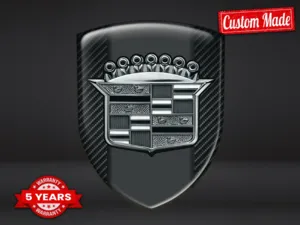 Cadillac Emblèmes Silicone Auto Résistants Max Sport Chic Pro ST